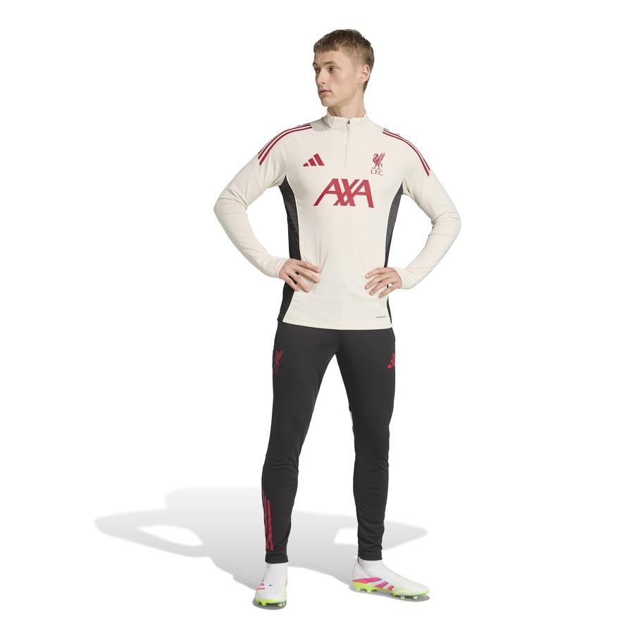 Liverpool Training Trousers Tiro 25 - Black/Strawberry Red - Men's-SoccerKits Hub | Buy Soccer Jerseys Online